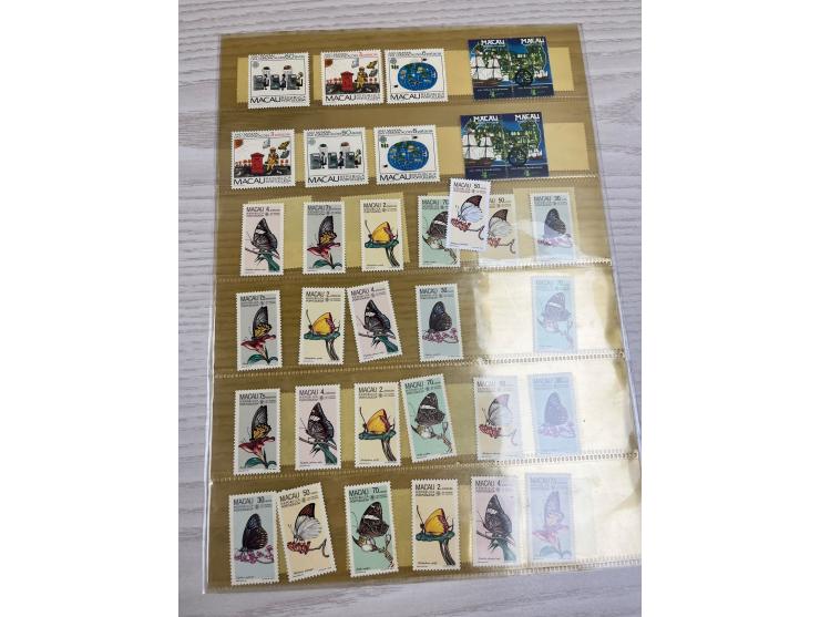 mostly in complete sests, including some blocks of 4. Large quantity. Please view.